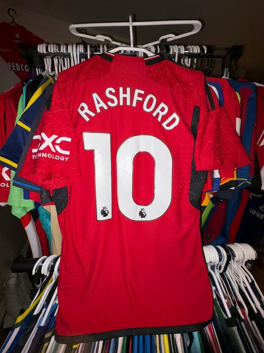 🔴 Manchester United 2023/24 — Home Jersey — Rashford #10 — Player Authentic Version