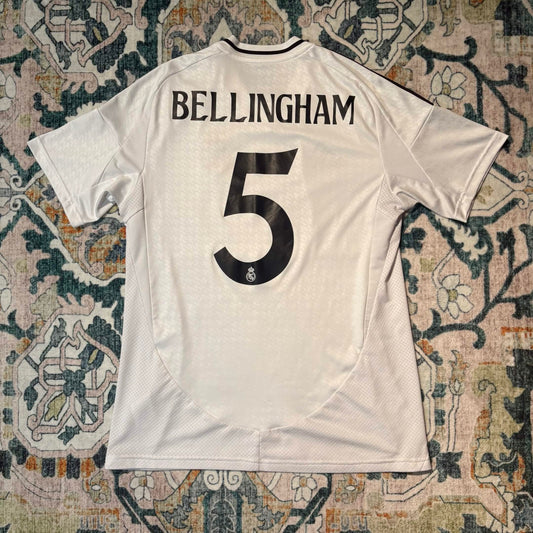 Real Madrid 2024/25 Home Jersey – Bellingham #5