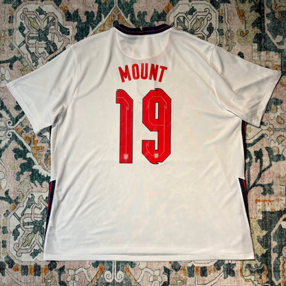 England Euro 2020 (2021) Home Jersey – Mason Mount #19