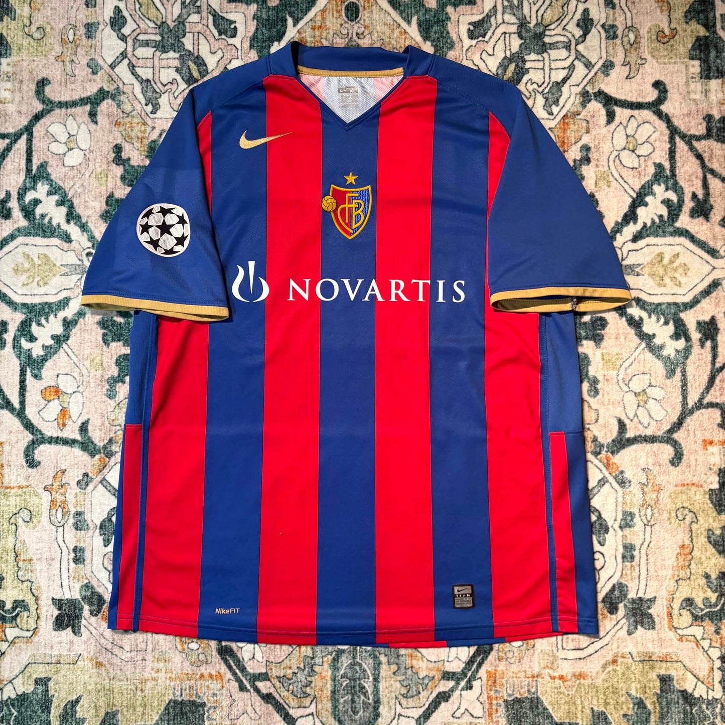 FC Basel 2008–10 Home Jersey – UEFA Champions League