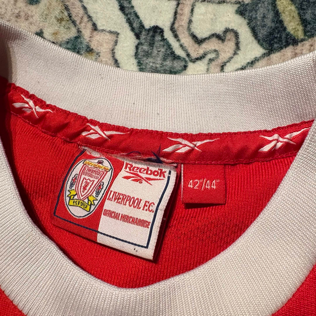 Liverpool 1998/2000 Home Jersey Berger #15 – Size 42/44 (L)