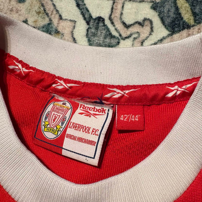 Liverpool 1998/2000 Home Jersey Berger #15 – Size 42/44 (L)
