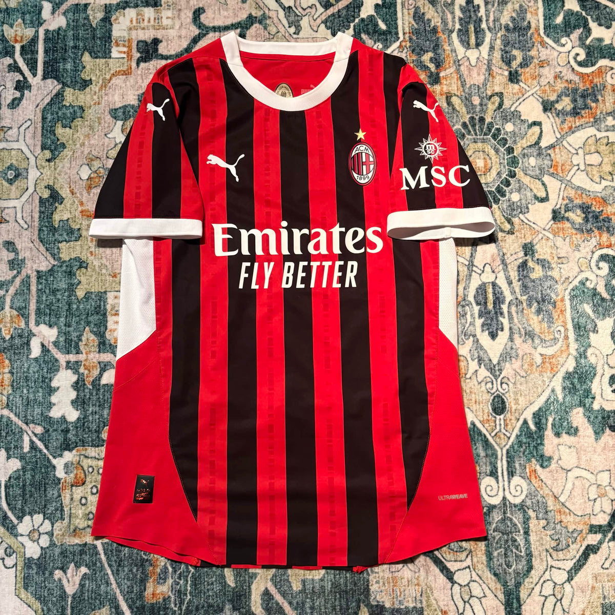AC Milan 2024/25 Home Player Jersey Morata #7 – Size L