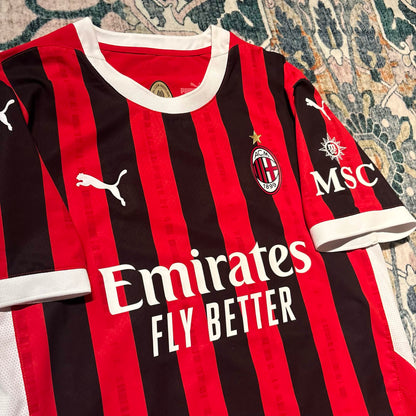 AC Milan 2024/25 Home Player Jersey Morata #7 – Size L