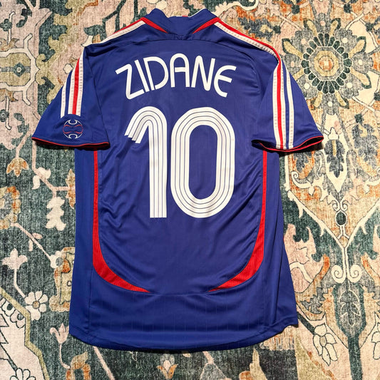 France 2006 World Cup Home Jersey Zidane #10 – Size Small