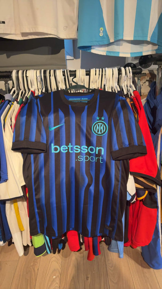 🔵⚫ Inter Milan 2025-2026 – Domicile – Taille M – Nike