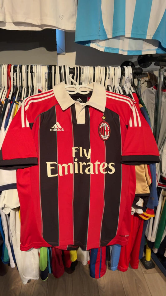 🔴⚫ AC Milan 2012/2013 – Home – Size Medium – Adidas – El Shaarawy #92
